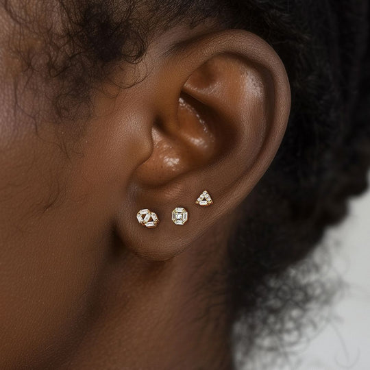 S925 Sterling Silver Zirconia Fashion Earrings for Women