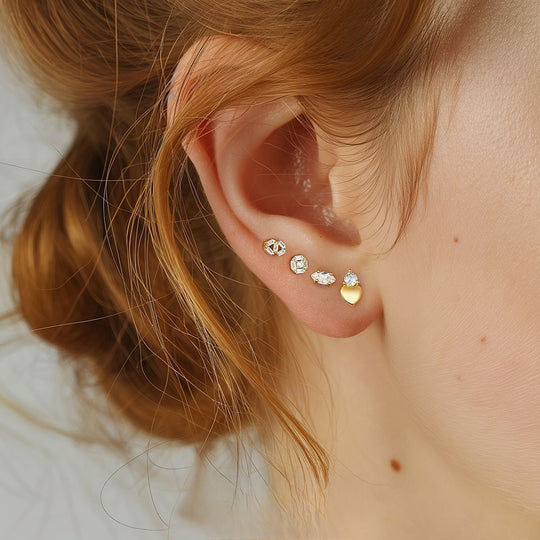 S925 Sterling Silver Zirconia Earrings for Women