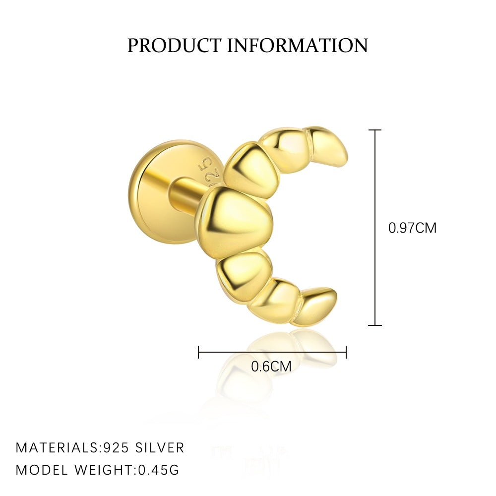 S925 Sterling Silver Zirconia Fashion Earrings for Women