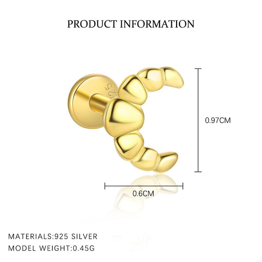S925 Sterling Silver Zirconia Fashion Earrings for Women