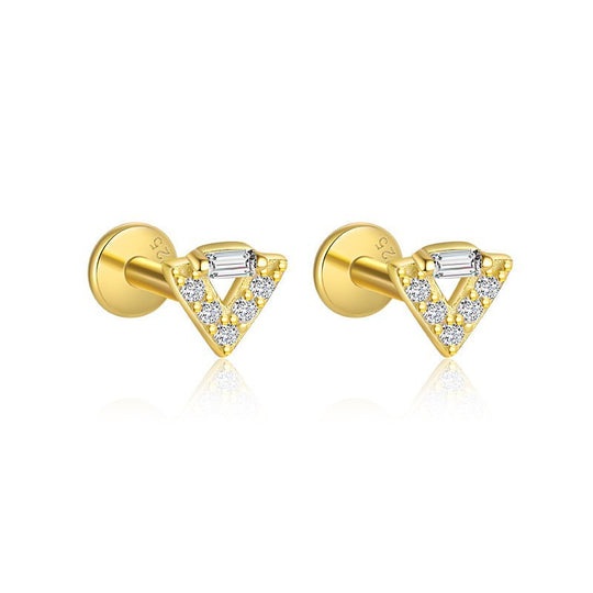 S925 Sterling Silver Zirconia Fashion Earrings for Women