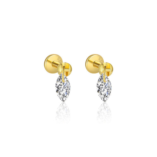 S925 Sterling Silver Zirconia Earrings for Women