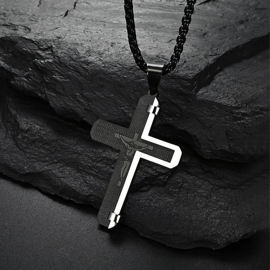Stainless Steel Personalized Cross Necklace