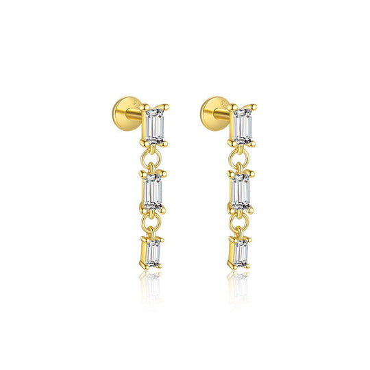 S925 Sterling Silver Zirconia Earrings for Women