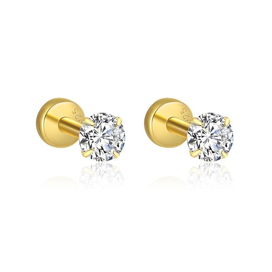 S925 Sterling Silver Zirconia Earrings for Women