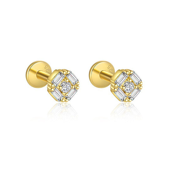 S925 Sterling Silver Zirconia Earrings for Women
