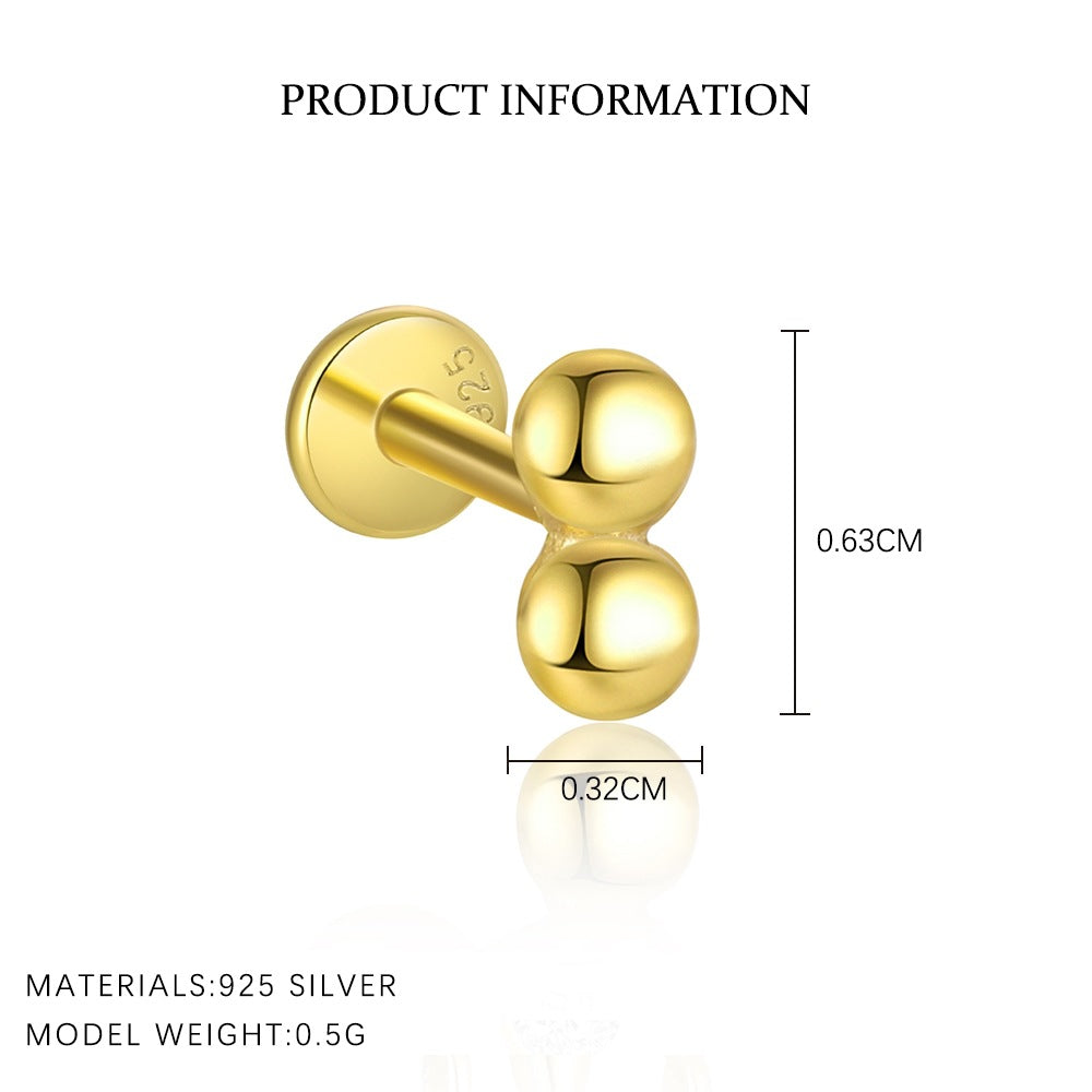 S925 Sterling Silver Zirconia Fashion Earrings for Women