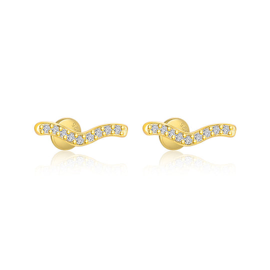 S925 Sterling Silver Zirconia Fashion Earrings for Women