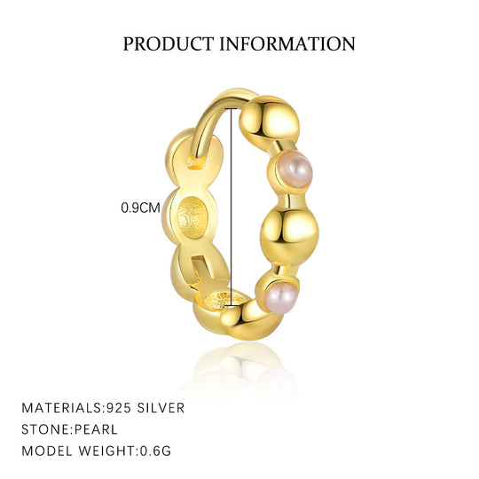 S925 Sterling Silver Minimalist Colorful Zirconia Geometric Earrings for Women