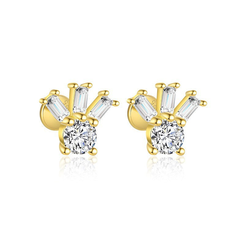 S925 Sterling Silver Zirconia Earrings for Women