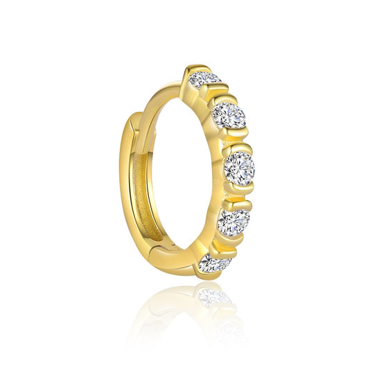 S925 Sterling Silver Minimalist Zirconia Earrings for Women